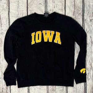 Iowa Hawkeyes NCAA College University Football Sweatshirt Womens